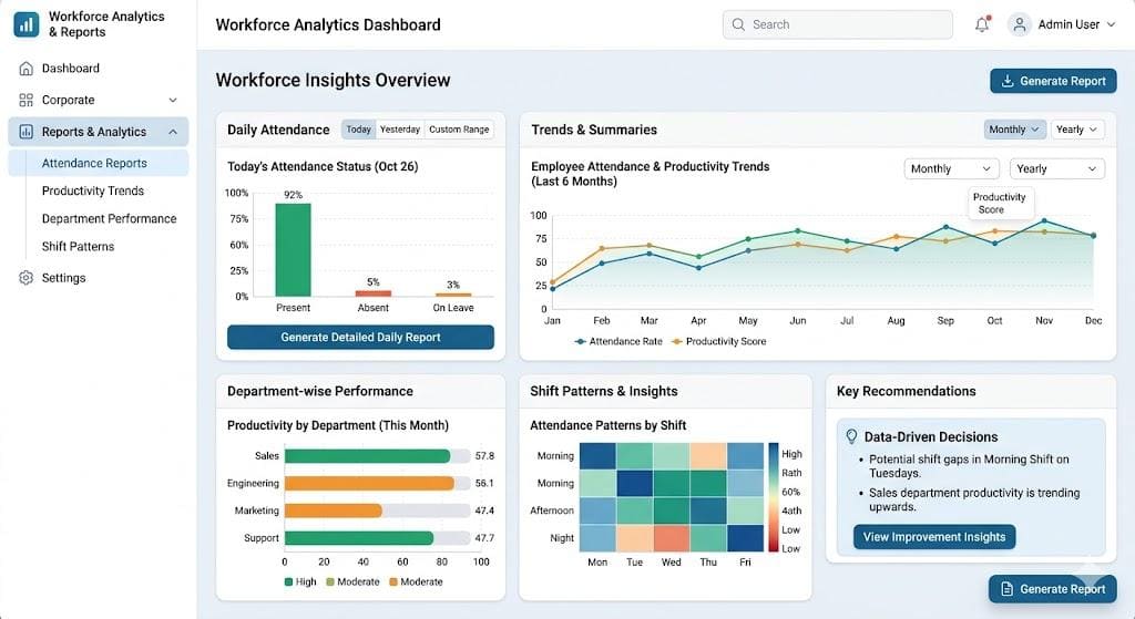 Reports & Workforce Analytics